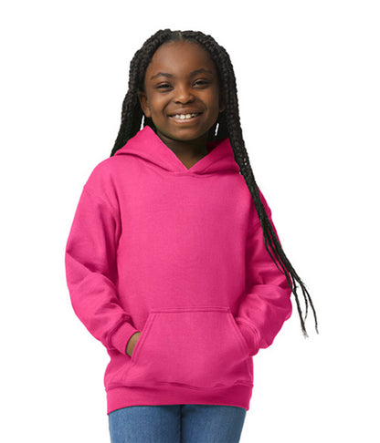 18500b Gildan Heavy Blend Youth Hooded Sweatshirt