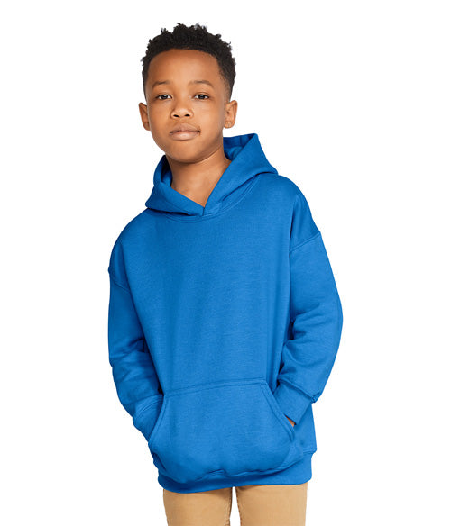 18500b Gildan Heavy Blend Youth Hooded Sweatshirt