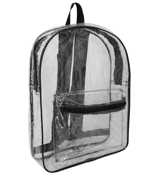 7010to Liberty Bags Clear Backpack